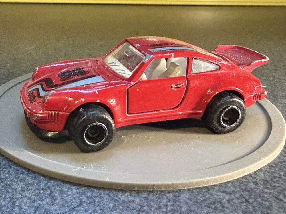 🏁 Majorette Vintage 1986 #16 Metallic Red PORSCHE 911 Turbo 🏁